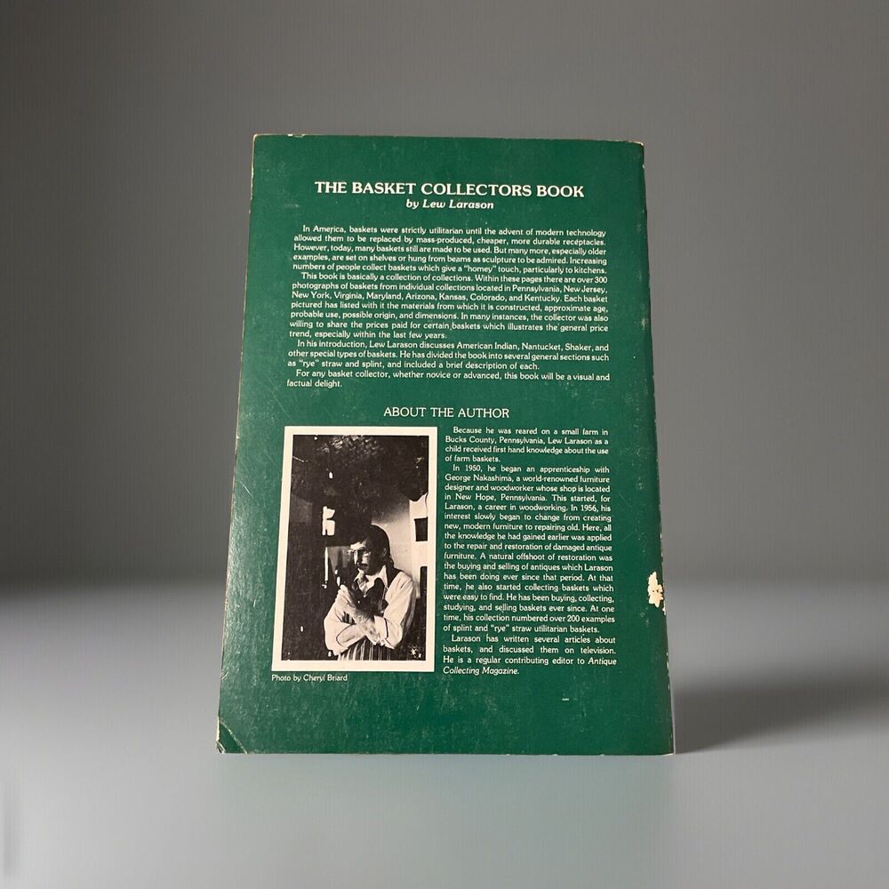 The Basket Collectors Book by Lew Larason - Signed Copy - 1st Edition - Picture 2 of 9